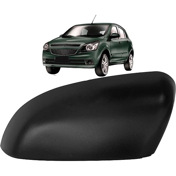 Capa de retrovisor do agile montana chevrolet de 2009 em diante lado direito de cor preto cod 6620 1117142