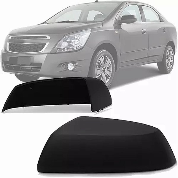 Capa de retrovisor do cobalt chevrolet de 2012 em diante lado esquerdo e texturizado spj cod eb895