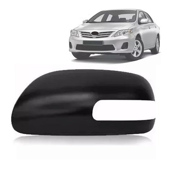 Capa de retrovisor do corolla toyota de 2009 a 2013 com furo lado esquerdo cod rjsc87li 0064504