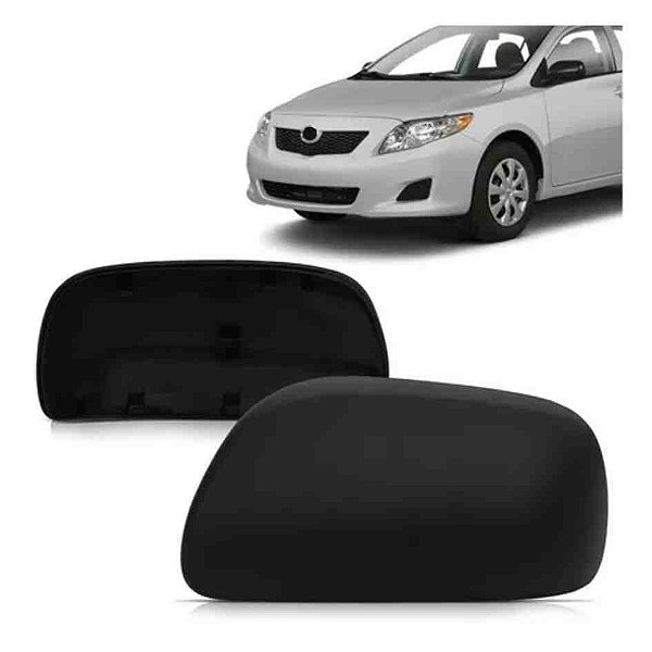 Capa de retrovisor do corolla toyota de 2009 a 2013 lado direito sem furo cod rjsc88li 0064505