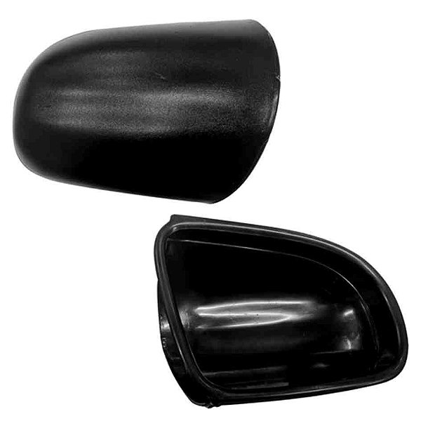 Capa de retrovisor do corsa chevrolet de 1995 a 1999 lado esquerdo e cor preto cod ek0801 13429 1182493