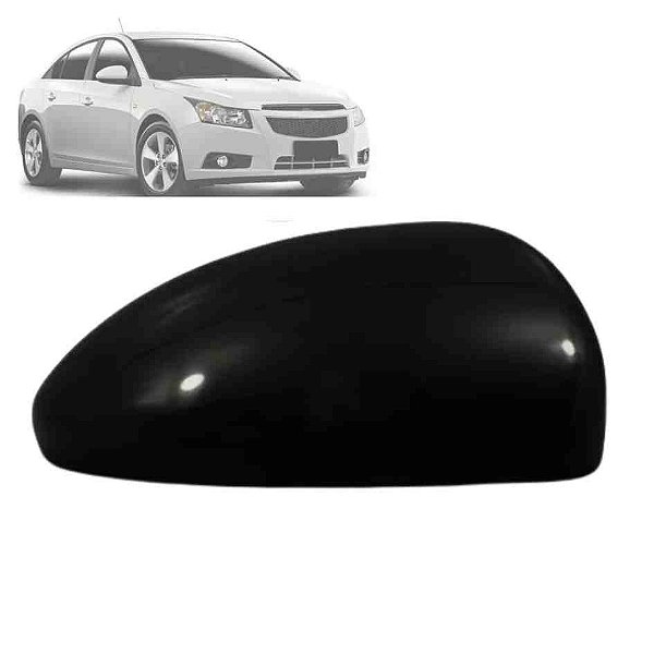 Capa de retrovisor do cruze chevrolet de 2012 a 2016 lado direito e cor preto metagal cod cp20v6666