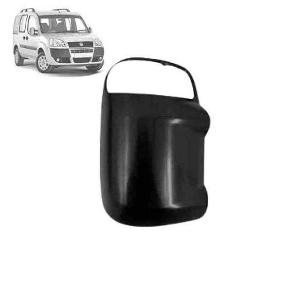 Capa de retrovisor do doblò fiat de 2010 a 2015 lado direito com furo para seta metagal cod rtxc44li