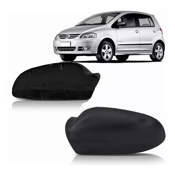 Capa de retrovisor do fox spacefox crossfox volkswagen de 2004 a 2009 lado direito texturizada spj cod eb258