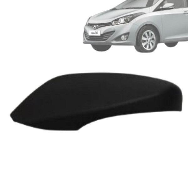 Capa de retrovisor do hb20 hyundai de 2012 a 2019 com seta lado direito blawer cod 6602