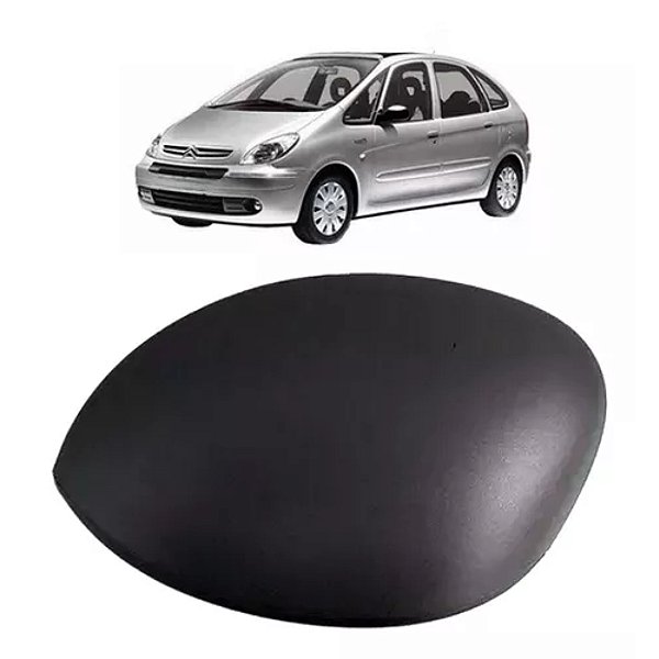 Capa do retrovisor do picasso citroen de 2003 a 2009 preta lado esquerdo cod eb191 7899487501918