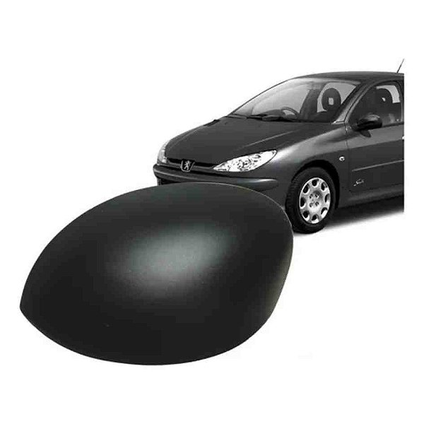 Capa retrovisor peugeot 206 207 1999 em diante texturizado lado esquerdo spj cod eb189 0782257