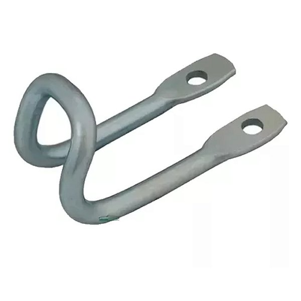 Gancho inferior caçamba saveiro volkswagen 1984 a 1997 zincado cod 0140003