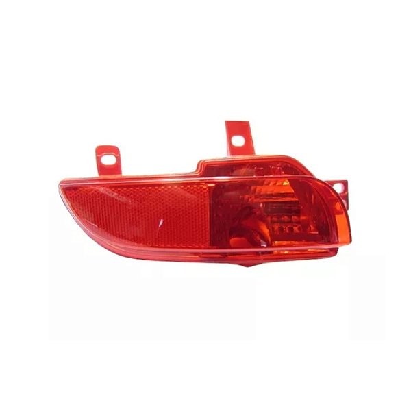 Lanterna de parachoque traseiro Peugeot 207 2008 até 2013 2 e 4 portas vermelha lado esquerdo fitam cod 34083e