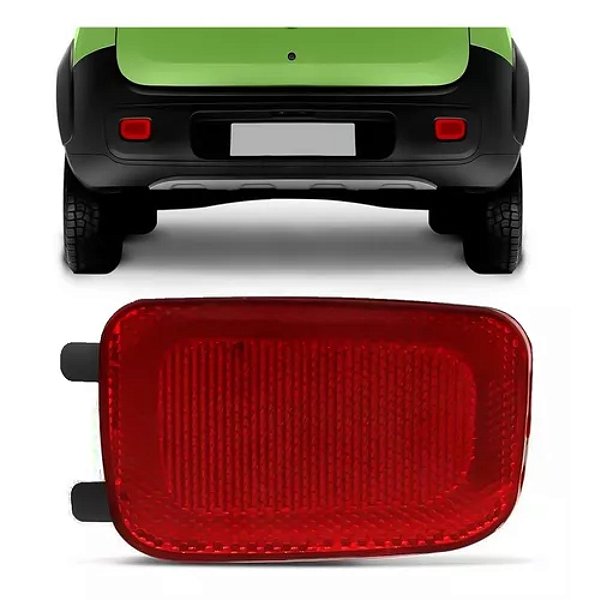 Lanterna parachoque fiat uno vivace 2011 em diante vermelho lado direito cod ls448ld 0186242