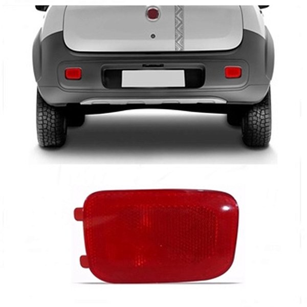 Lanterna parachoque fiat uno vivace 2011 em diante vermelho lado esquerdo cod ls448le 0186243