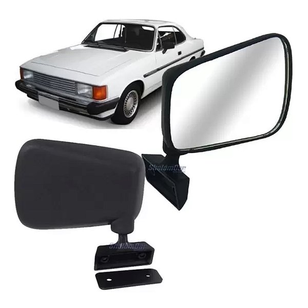 Retrovisor externo do opala chevrolet de 1980 até 1982 lado esquerdo cod cb1614hdd2
