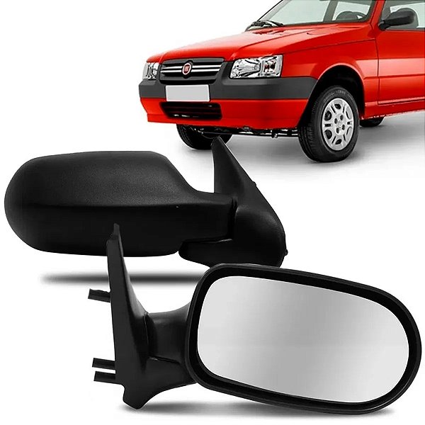 Retrovisor externo do uno fire flex fiat de 2005 a 2011 2 portas lado direito fixo convexo cofran cod 12901 6259