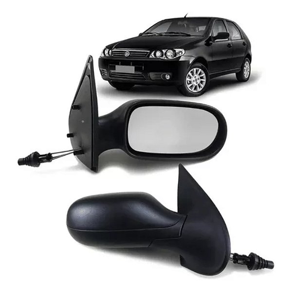 Retrovisor externo palio fire economy 2011 em diante 2 portas com controle lado esquerdo crl cod rp673