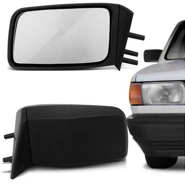 Retrovisor do gol parati saveiro e voyage de 1988 a 1994 externo do lado esquerdo de modelo fixo sem controle cod rp351