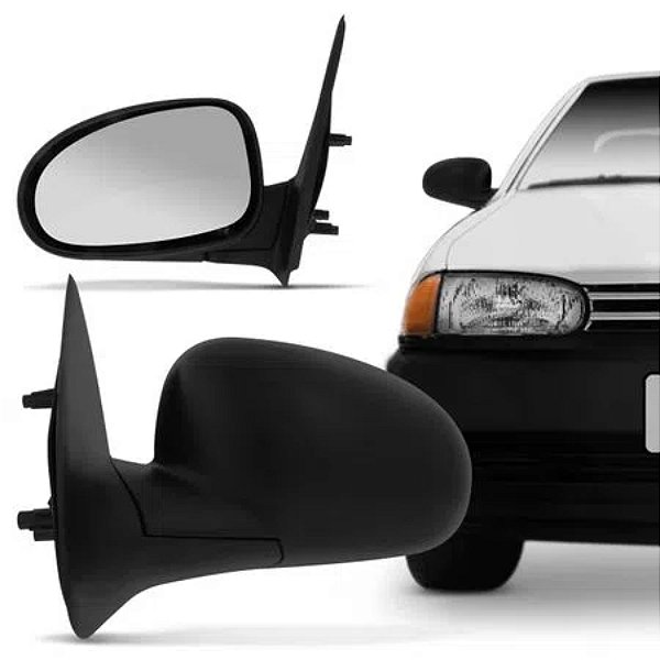 Retrovisor do gol volkswagen de 1999 a 2005 externo do lado esquerdo de 2 portas fixo cod 14790 212696