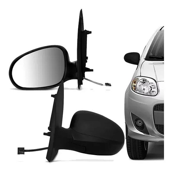 Retrovisor do grand siena e palio fiat de 2012 em diante externo do lado esquerdo de modelo elétrico com sensor retrovex cod rx4513s