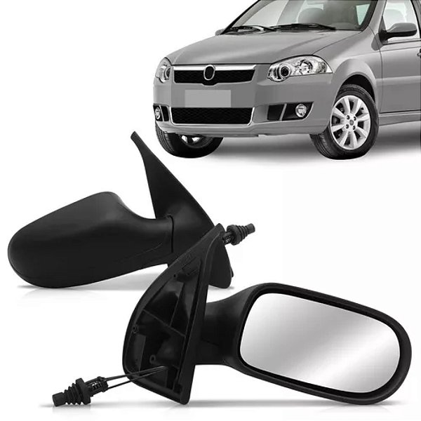 Retrovisor do palio fiat de 2011 em diante externo do lado direito de 2 portas com controle remoto cod rx4518 444884