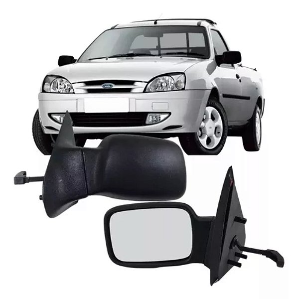 Retrovisor do pick up courier de todos os anos externo do lado esquerdo com controle cod rx3309