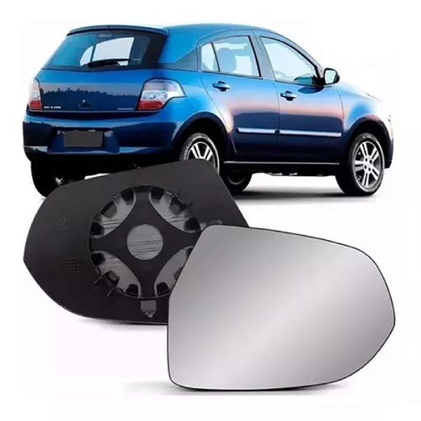 Lente retrovisor agile chevrolet 2009 a 2016 com base lado direito blawer cod 7228 97228