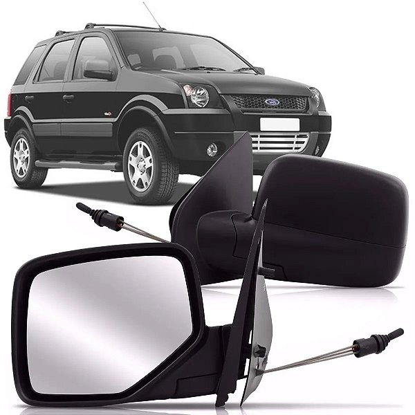 Retrovisor da ecosport ford de 2003 a 2011 externo do lado esquerdo com controle cod rx3349