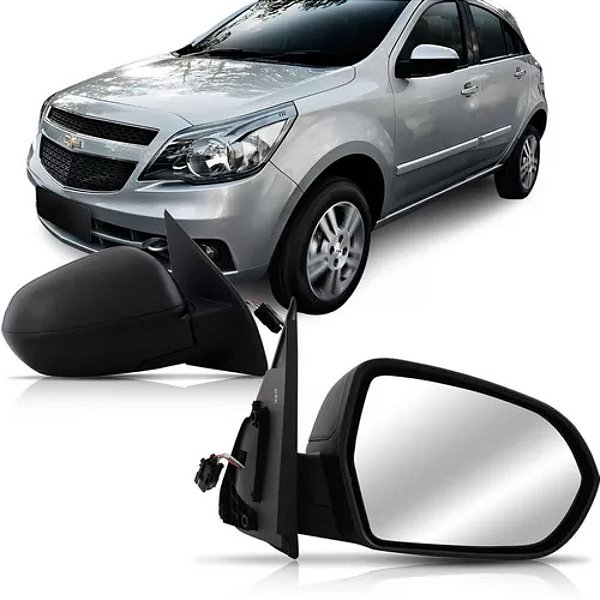 Retrovisor do agile e montana chevrolet de 2009 a 2014 externo do lado direito elétrico cod 21246