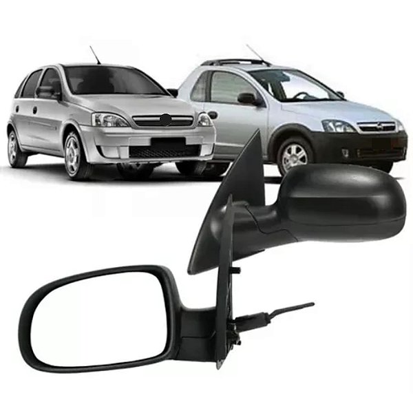 Retrovisor do corsa e montana gm de 2002 a 2012 externo do lado esquerdo com controle spj cod eb080