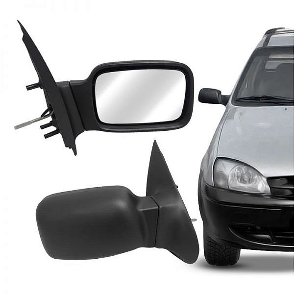Retrovisor do courier ford de 1997 a 2013 externo do lado direito com controle cod 13161