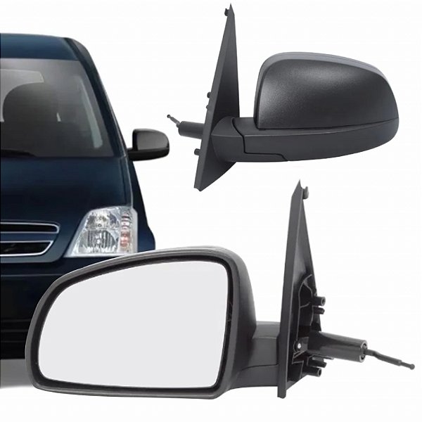 Retrovisor da meriva chevrolet de 2002 a 2012 externo do lado direito com controle retrovex cod rx2248