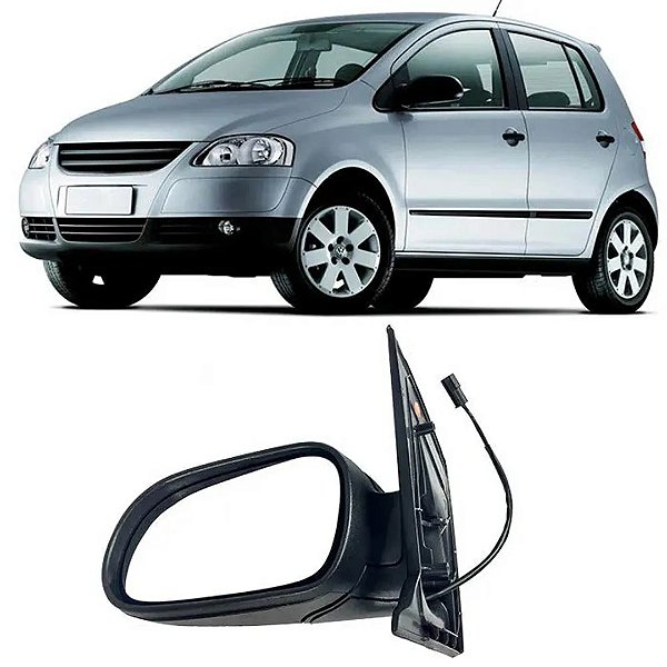 Retrovisor do fox volkswagen de 2003 a 2008 externo do lado direito elétrico cod rwne48ce