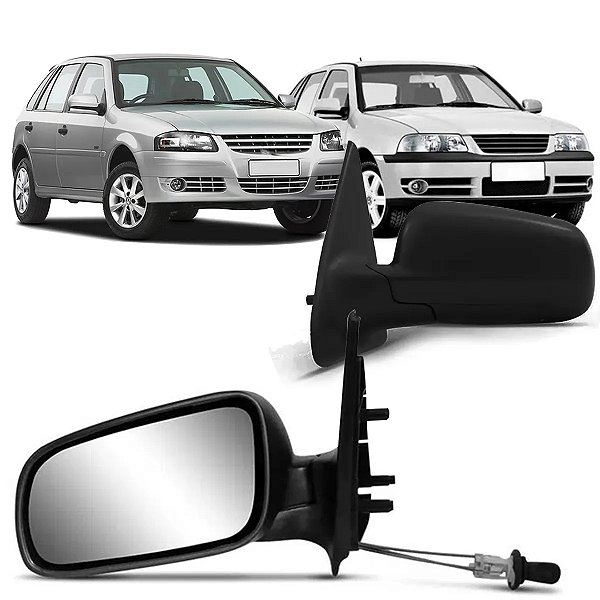 Retrovisor externo do gol g3 de 1999 a 2008 4 portas com controle convexo lado esquerdo cod rwme21cr