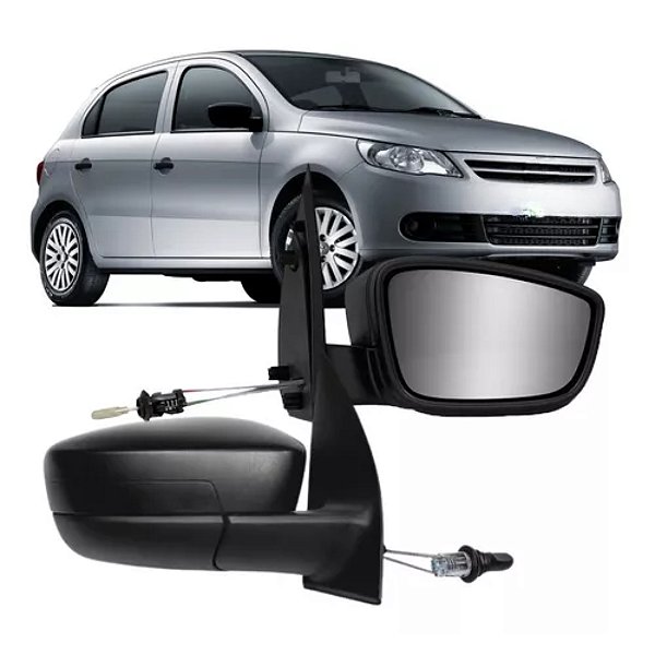 Retrovisor externo do gol g5 de 2009 a 2011 4 portas com controle remoto lado direito rwse34cr