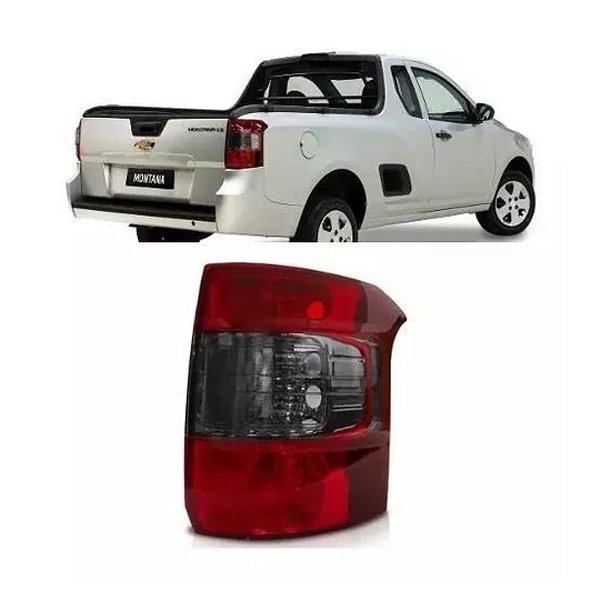 Lanterna traseira da montana chevrolet de 2011 em diante lado direito fume arteb cod 1394609d