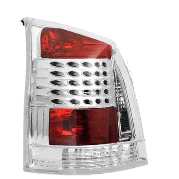 Lanterna traseira do evolution mitsubishi palio fiat gol g3 Volkswagen de 2004 a 2014 lado direito com função led cromado cod 12548