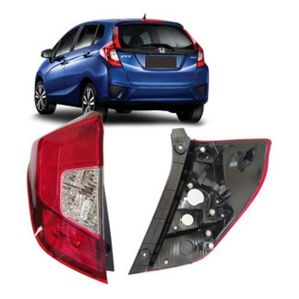 Lanterna traseira honda fit 2014 a 2017 sem led lado esquerdo cod 26671