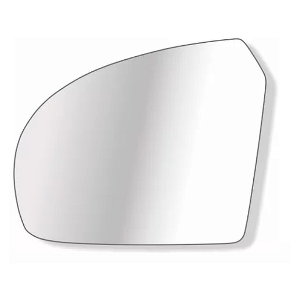 Lente retrovisor fiesta ford 2002 a 2010 prata lado esquerdo refix cod 1275 77658