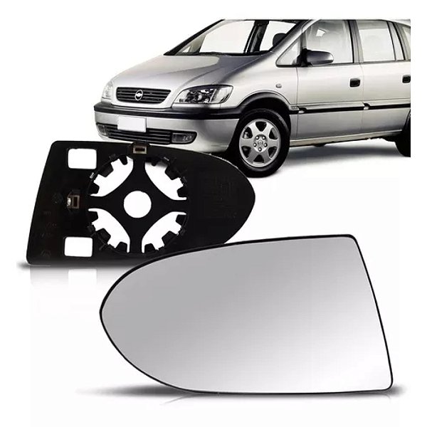 Lente retrovisor com base zafira 2000 em diante lado esquerdo spj cod eb183 782017
