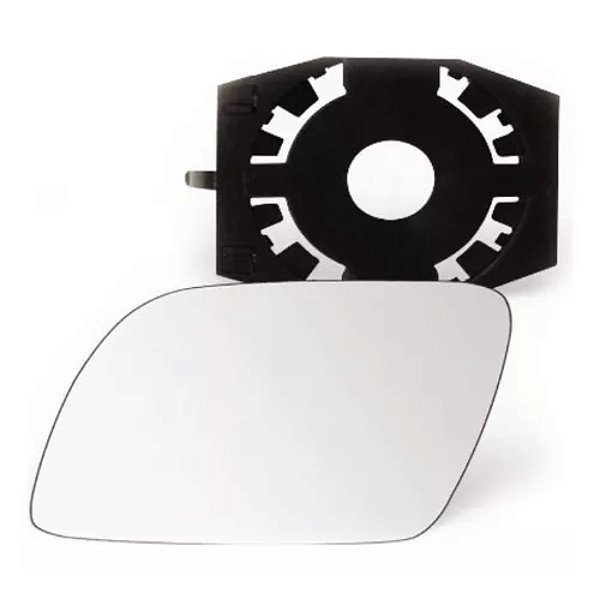 Lente retrovisor golf polo volvawagen de 2008 a 2014 lado esquerdo metalizado com base blawer cod 97019