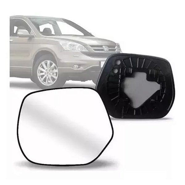 Lente retrovisor honda crv 2008 a 2014 lado esquerdo com base cod gb0031 100045
