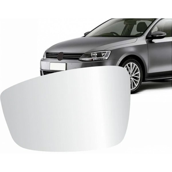 Lente retrovisor jetta volkswagen 2013 em diante sem base convexo plano lado esquerdo refix cod 45120061 1320055