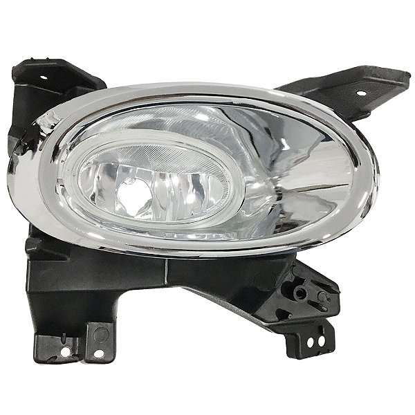 Farol auxiliar do city honda de 2009 a 2011 com moldura cromado lado direito cod 26000