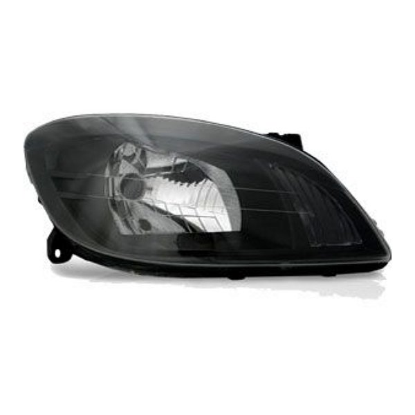 Farol do celta chevrolet de 2006 do lado esquerdo máscara negra cod 888774 zn1414358