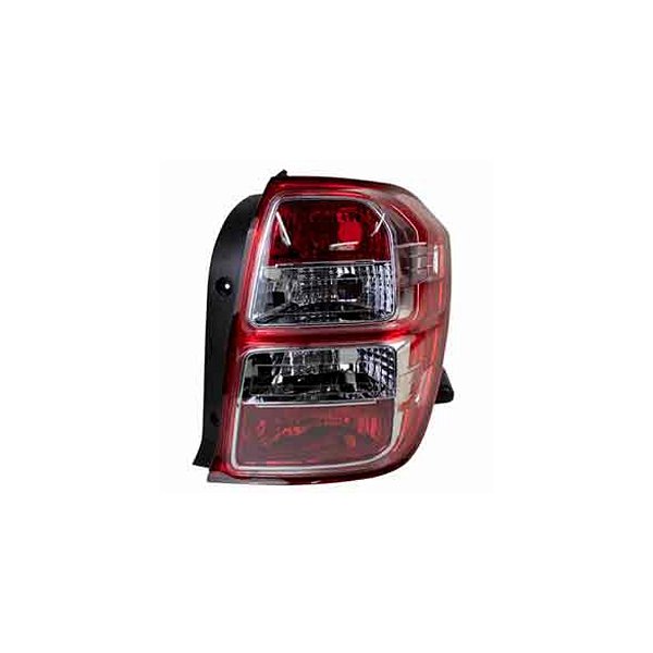 Lanterna traseira cobalt chevrolet de 2012 cor vermelha com acrílico transparente lado direito cod 1170429