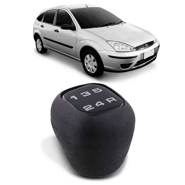 Bola de cambio do focus ford de 2000 a 2003 na cor preto com 5 marchas cod 1034498 300521