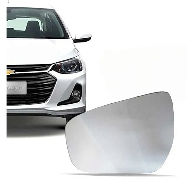 Lente retrovisor do chevrolet onix 2020 a 2022 sem base lado esquerdo cod 1320532 45220099