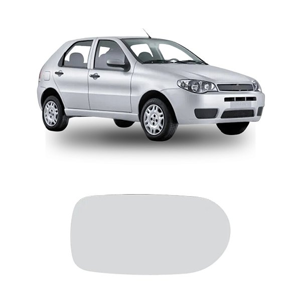 Lente retrovisor do palio fiat de 2009 lado direito cod 965624 7116