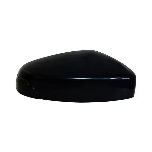 Capa do retrovisor externo sandero renault de 2015 a 2022 do lado direito sem pisca na cor preta cod 963743817r