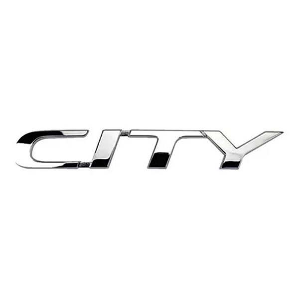 Emblema do city honda de 2009 a 2014 de cor cromada marcon cod 10415 1092526