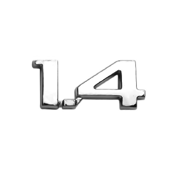 Emblema letreiro 1.4 cromado do celta chevrolet de 2003 a 2007 marcon cod 8231 860169