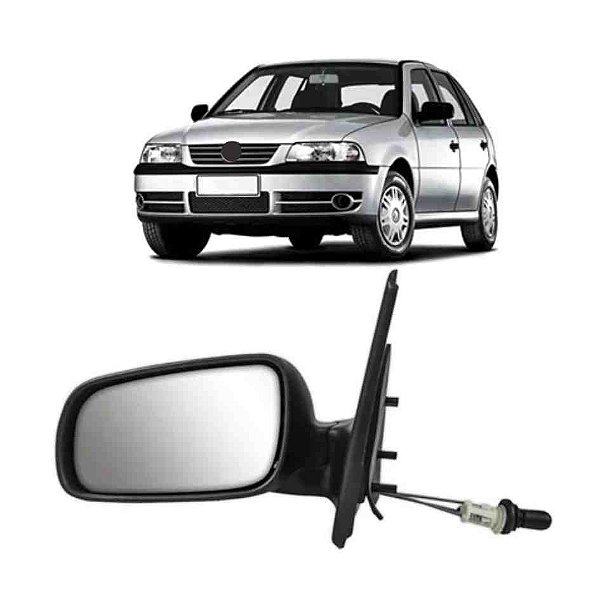 Retrovisor externo do gol volkswagen de 2000 em diante 2 portas com controle do lado esquerdo cod 14770a 212678